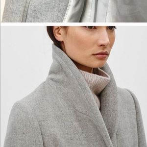 Aritzia appell coat XS grey